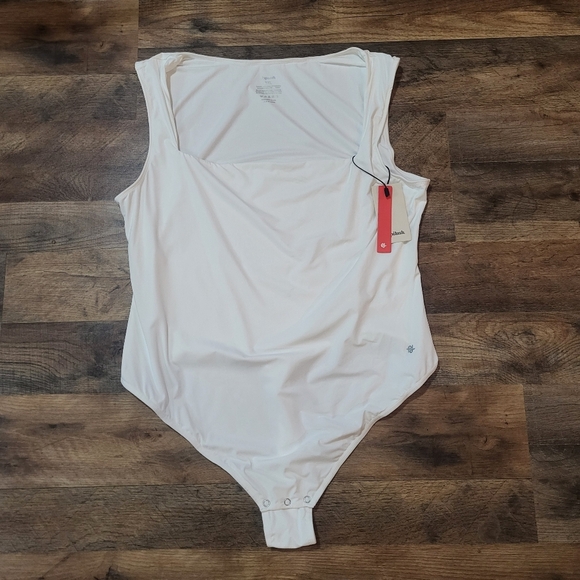 Popilush White Sleeveless Square Neck Shapewear Tummy Control Bodysuit Size 3XL - Picture 6 of 12